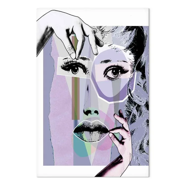 Abstract Face Shape (1-part) - Creative Hands of a Woman