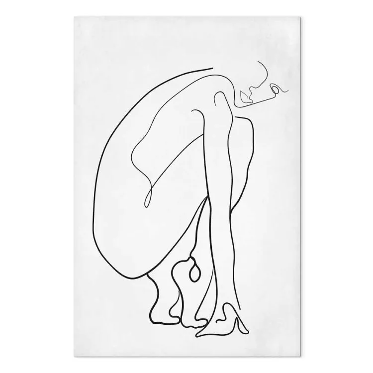 Perfect Line (1-piece) Vertical - abstract female figure