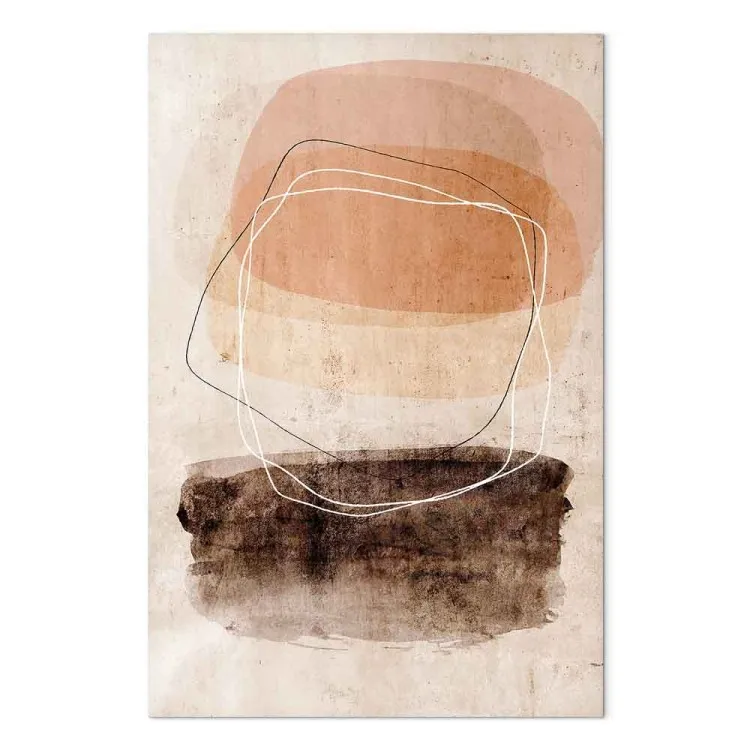 Rotational Motion (1-piece) Vertical - figure line art in a boho motif