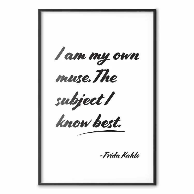 Be Your Muse - black English quotes on a white background