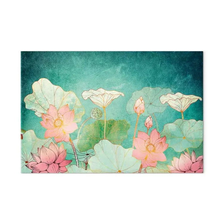Fairy-tale Flowers (1-piece) Wide - colorful cartoonish plants