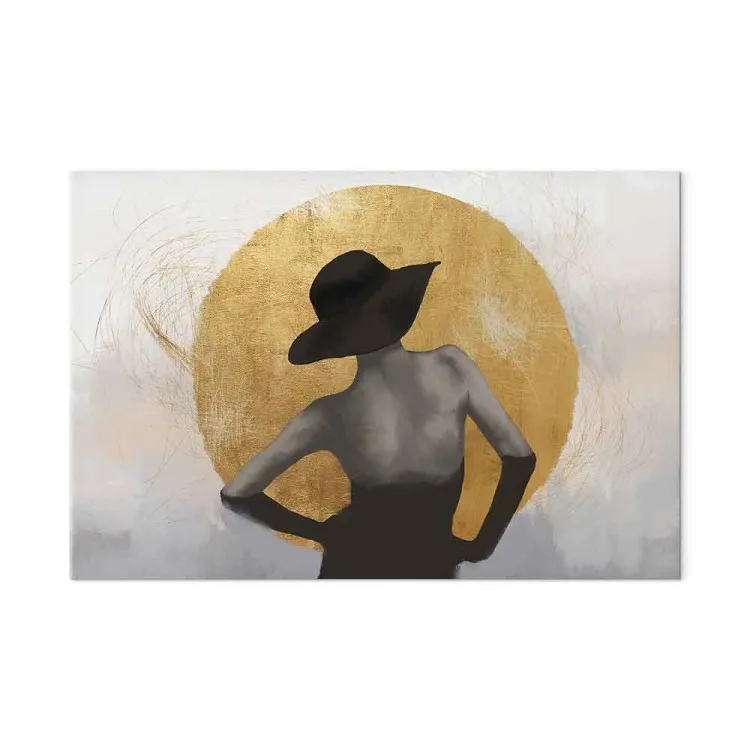 Under the Sun (1-piece) Wide - abstract woman with a hat