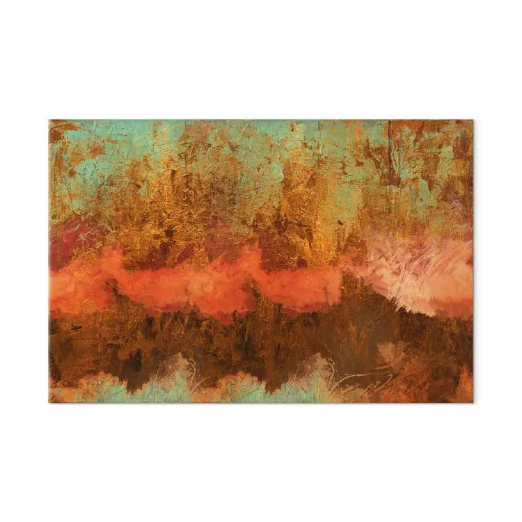 Expression of Life (1-piece) Wide - abstraction in warm tones