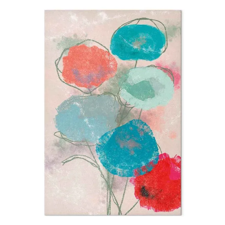 Spring Bouquet (1-piece) Vertical - abstraction with floral motif