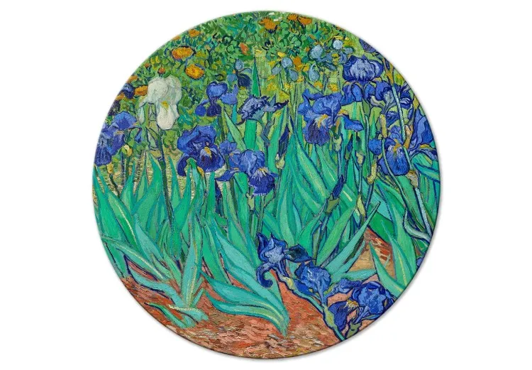 Irises by Vincent Van Gogh - Blue Flowers in the Meadow