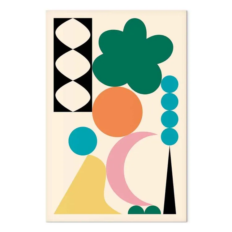 Colorful Composition - Arrangement of Colorful Abstract Elements
