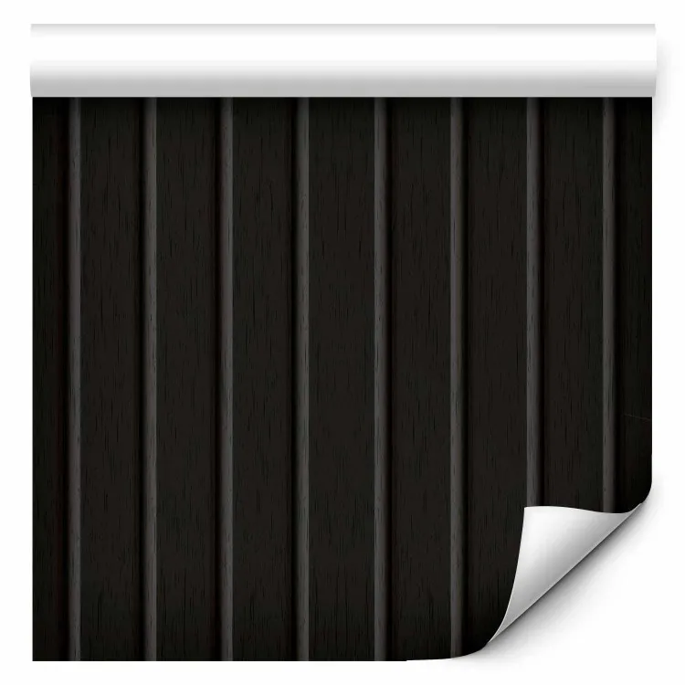 Slats - Depth of Black in Decorative Wooden Boards
