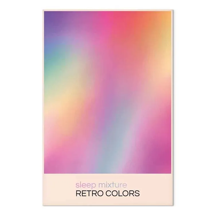 Colorful Dream - Abstract Gradient in Retro Style