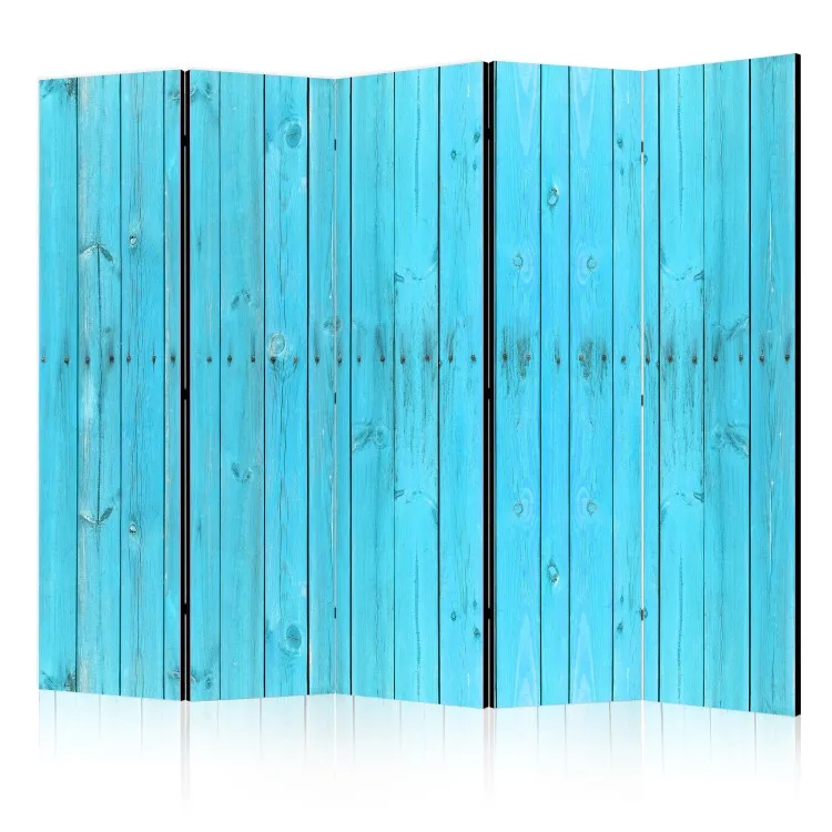 Blue Planks II - texture with light blue wooden planks